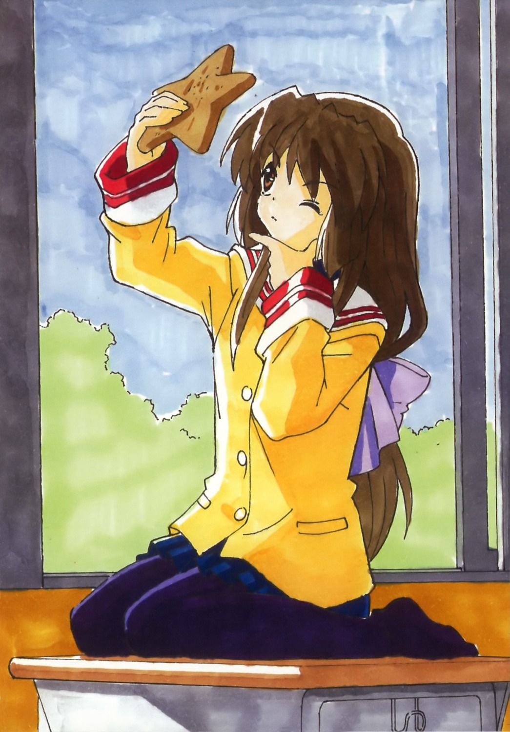 clannad ibuki_fuuko seifuku