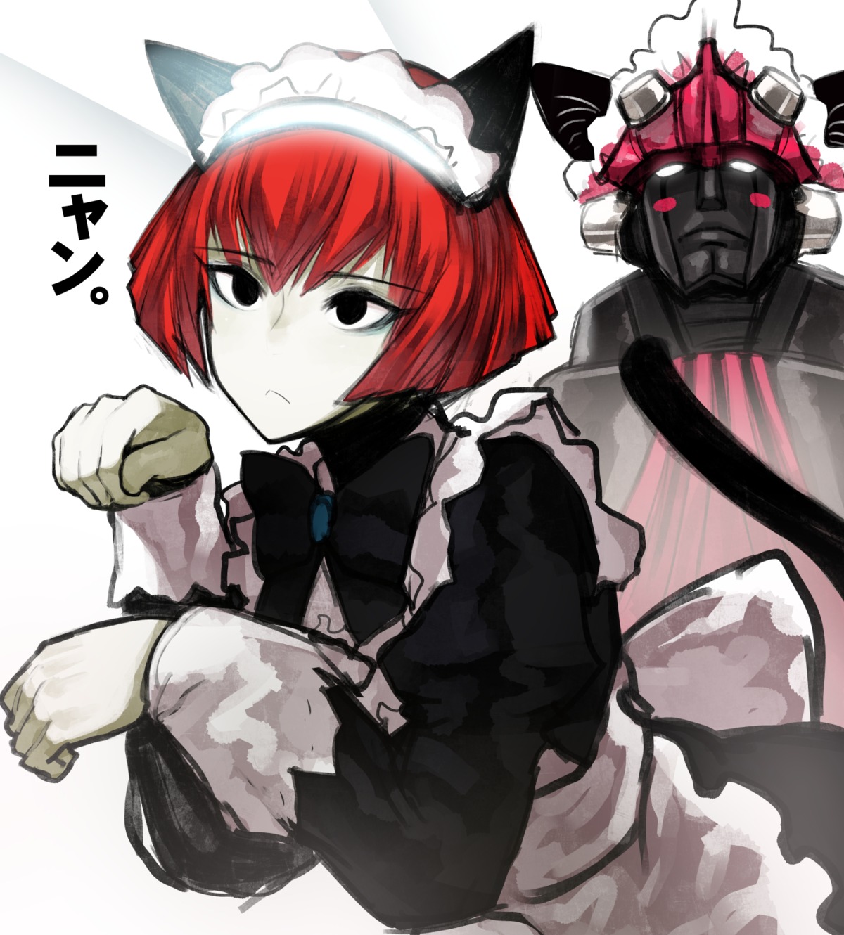 animal_ears big_o maid mecha nekomimi nishiide_kengorou r_dorothy_wayneright tail the_big_o