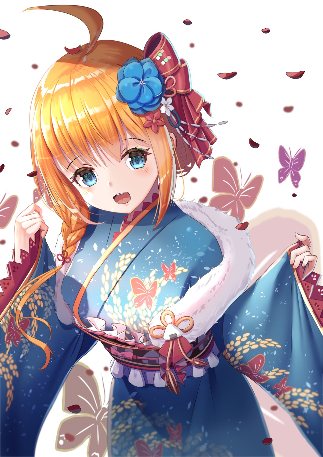kimono pecorine princess_connect princess_connect!_re:dive wanderlucia