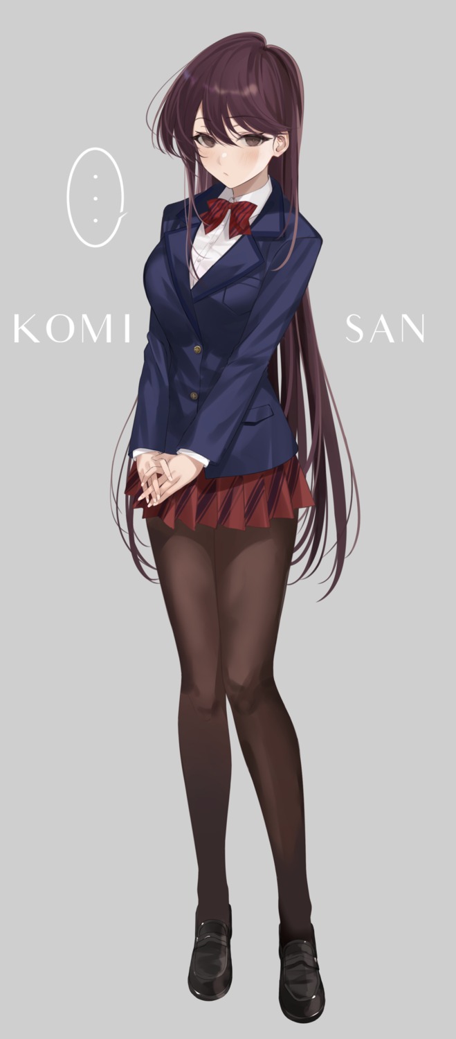 komi-san_wa_komyushou_desu. komi_shouko mexif pantyhose seifuku