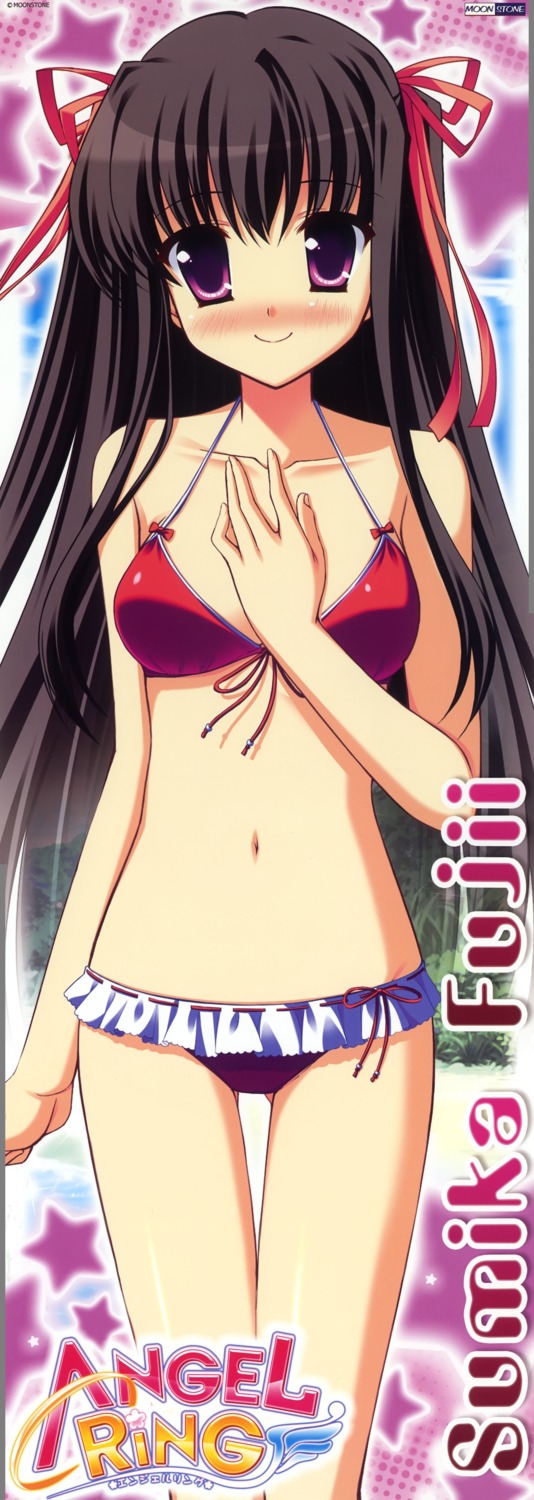 angel_ring bikini fujii_sumika moonstone stick_poster swimsuits yamakaze_ran