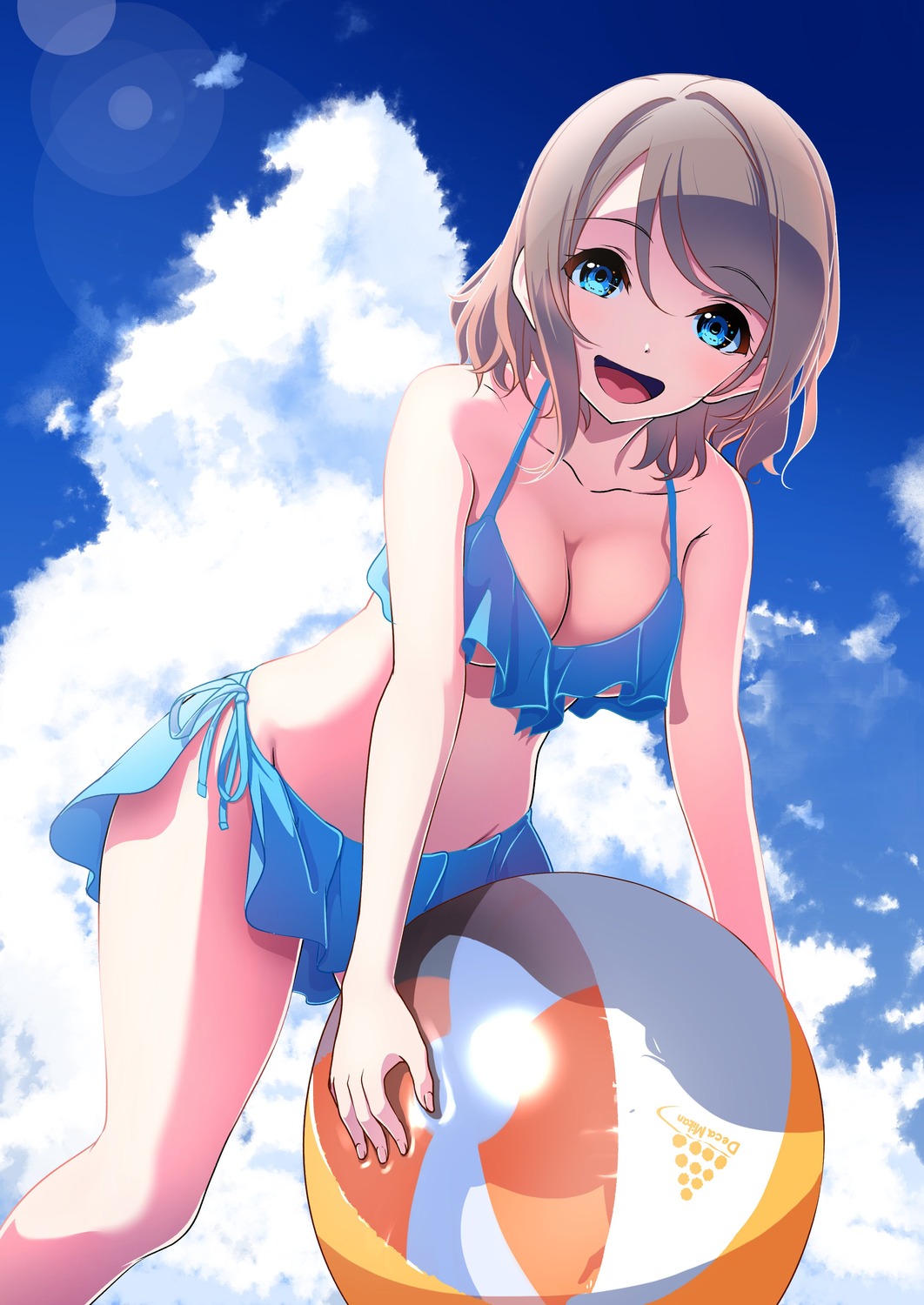 amaki-chan bikini love_live!_sunshine!! swimsuits watanabe_you