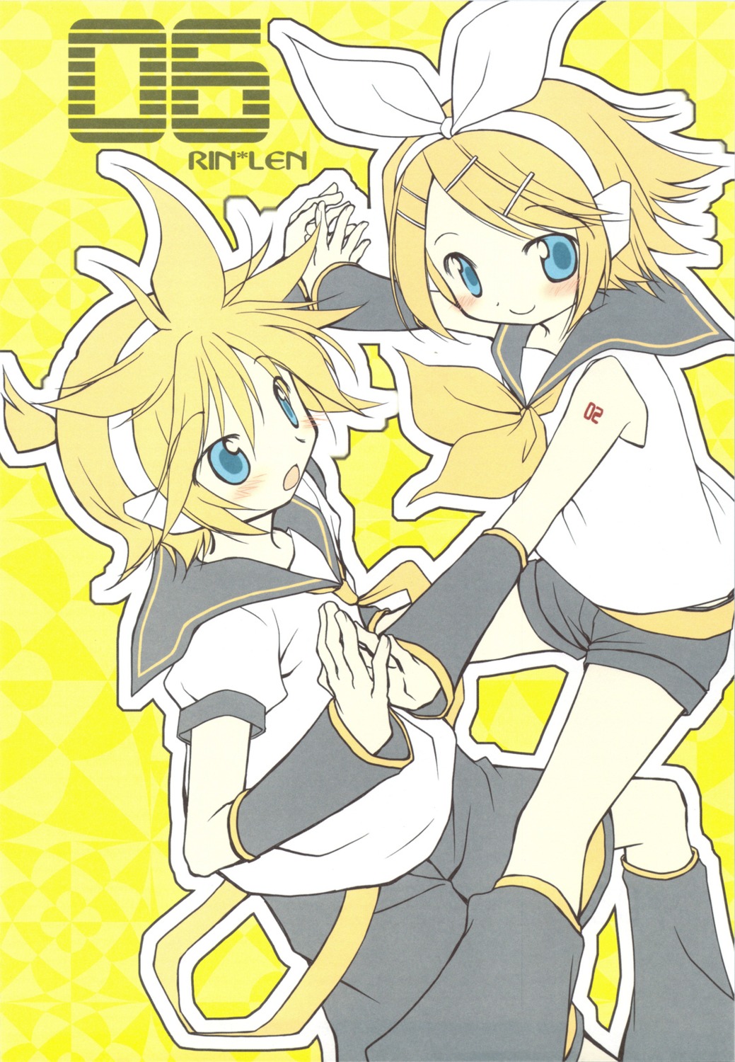 aoki_ume apricot+ kagamine_len kagamine_rin vocaloid