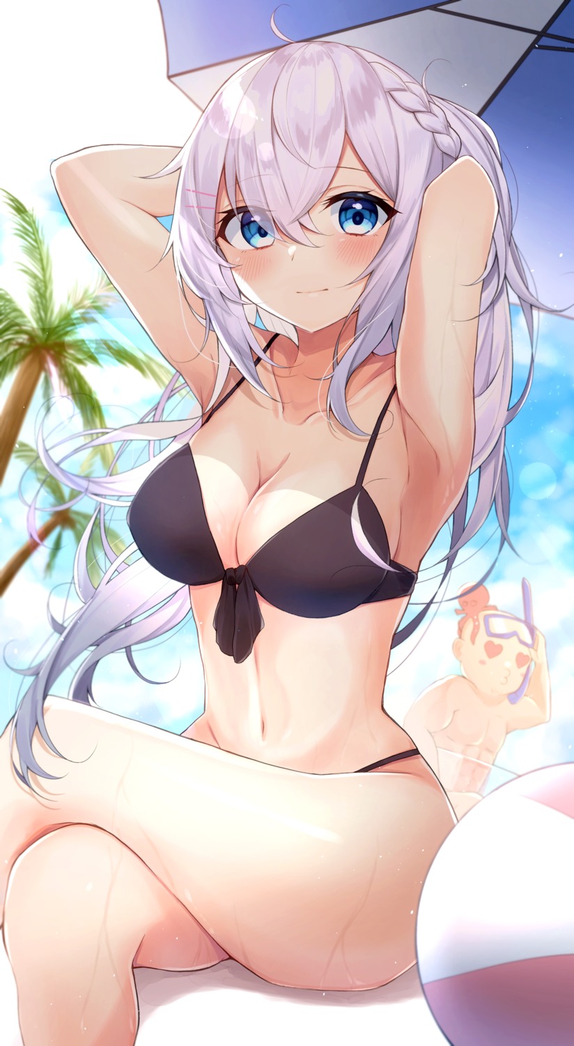 bikini himemiya_shuang swimsuits wet