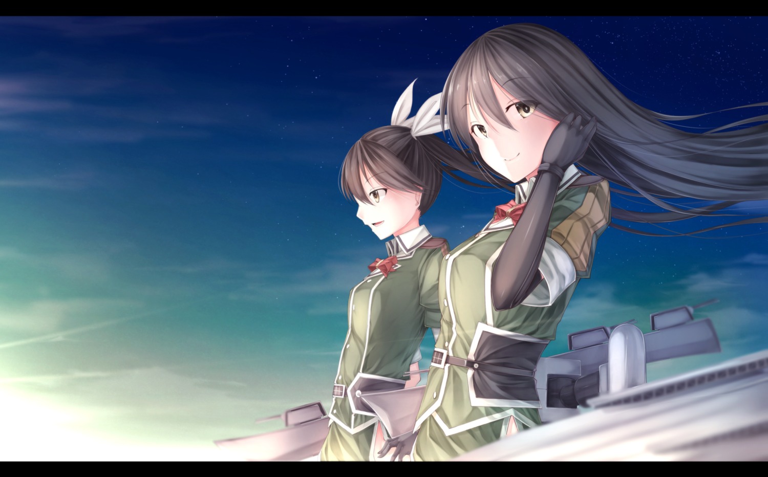 chikuma_(kancolle) kantai_collection rerrere tone_(kancolle) uniform