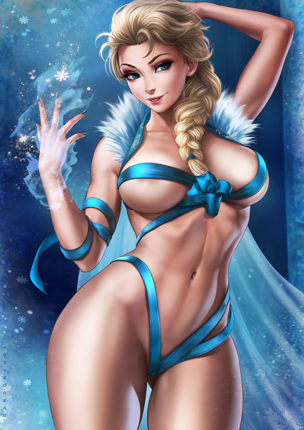 dandon fuga frozen elsa (frozen) areola naked cape naked ribbon | #971877 |  yande.re