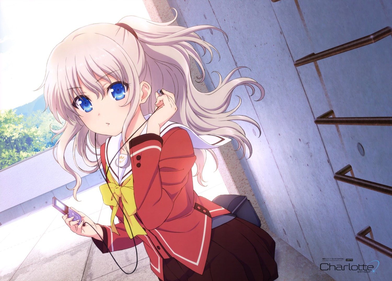 charlotte headphones seifuku tomori_nao