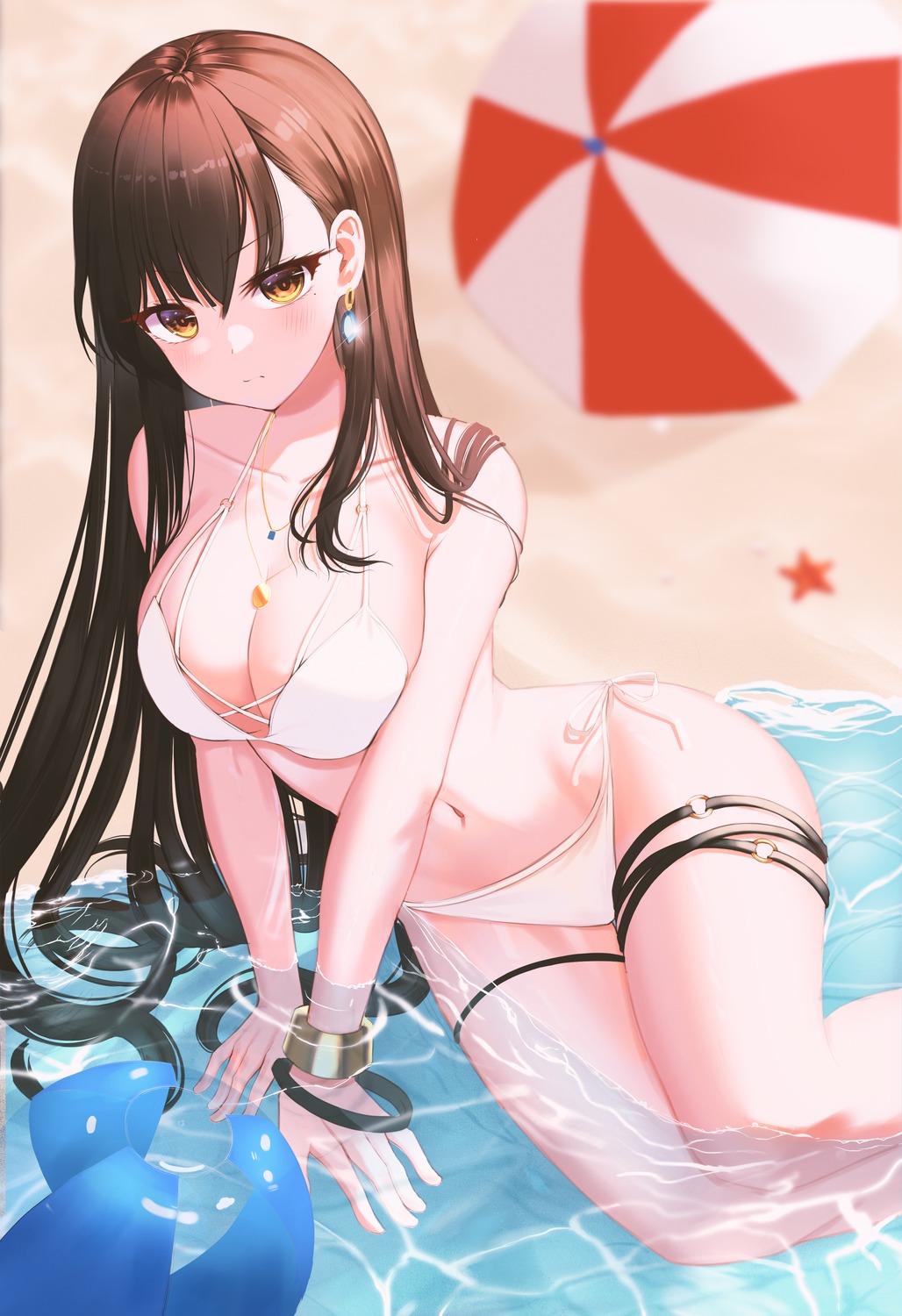 bikini garter moko swimsuits wet