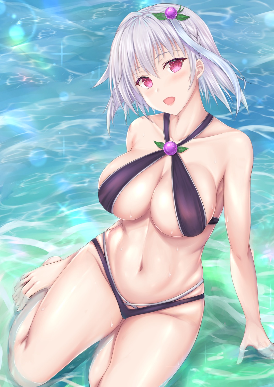 bikini shu-ri swimsuits tenka_hyakken wet