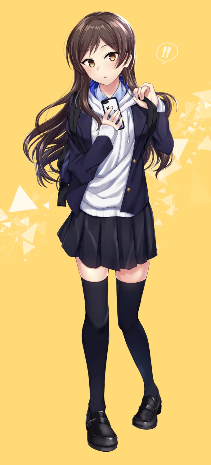 kitazawa_shiho kuroto_yuu seifuku the_idolm@ster the_idolm@ster_million_live! thighhighs