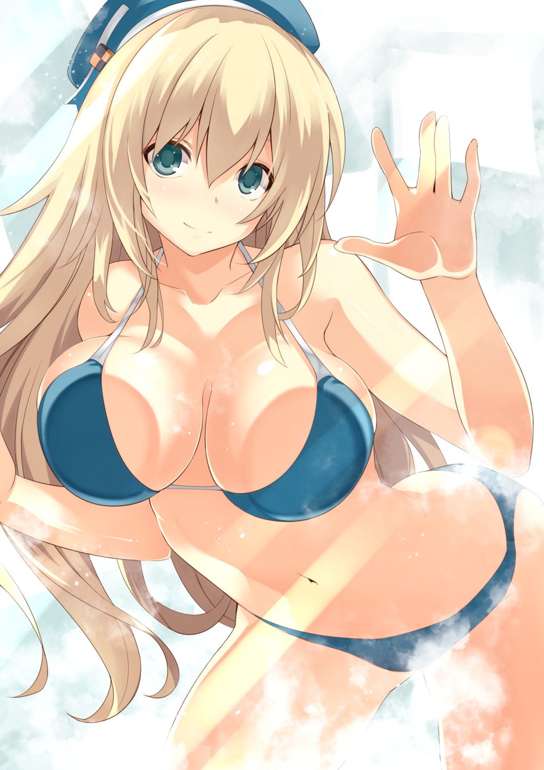 atago_(kancolle) bikini cleavage hijikimeshi kantai_collection swimsuits