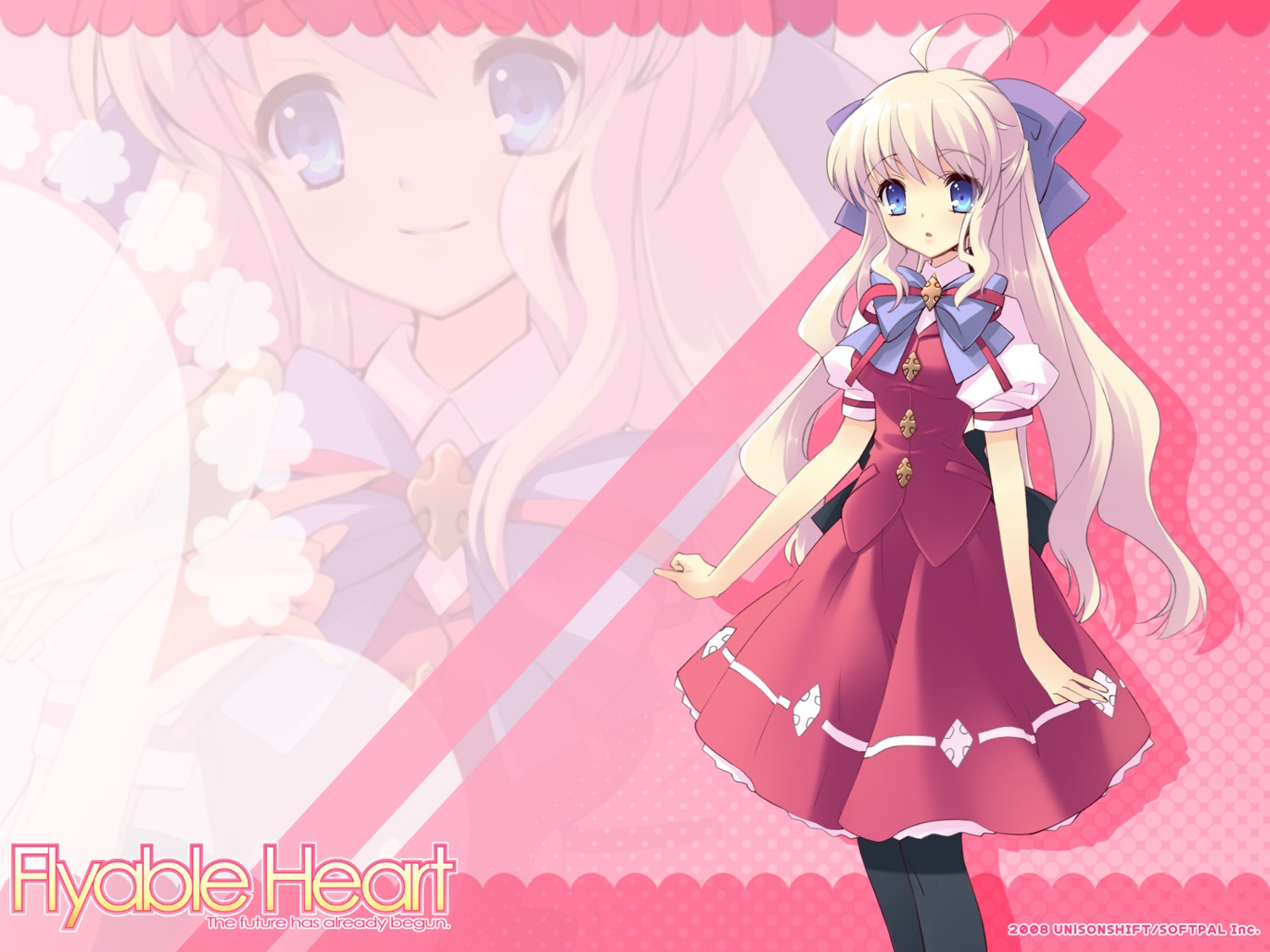 flyable_heart ito_noizi minase_sakurako seifuku silhouette thighhighs unisonshift wallpaper