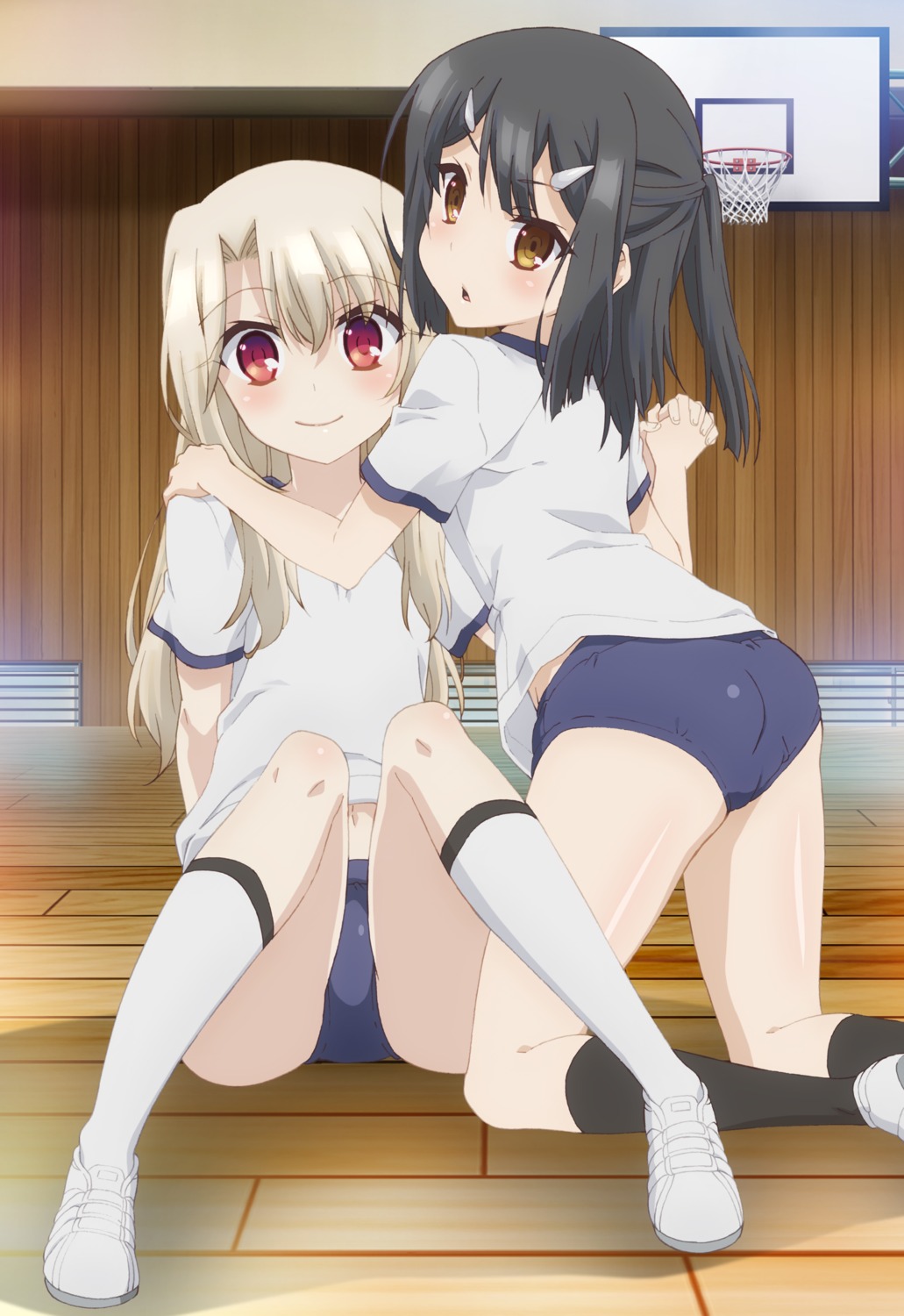 ass buruma fate/kaleid_liner_prisma_illya fate/stay_night gym_uniform illyasviel_von_einzbern miyu_edelfelt