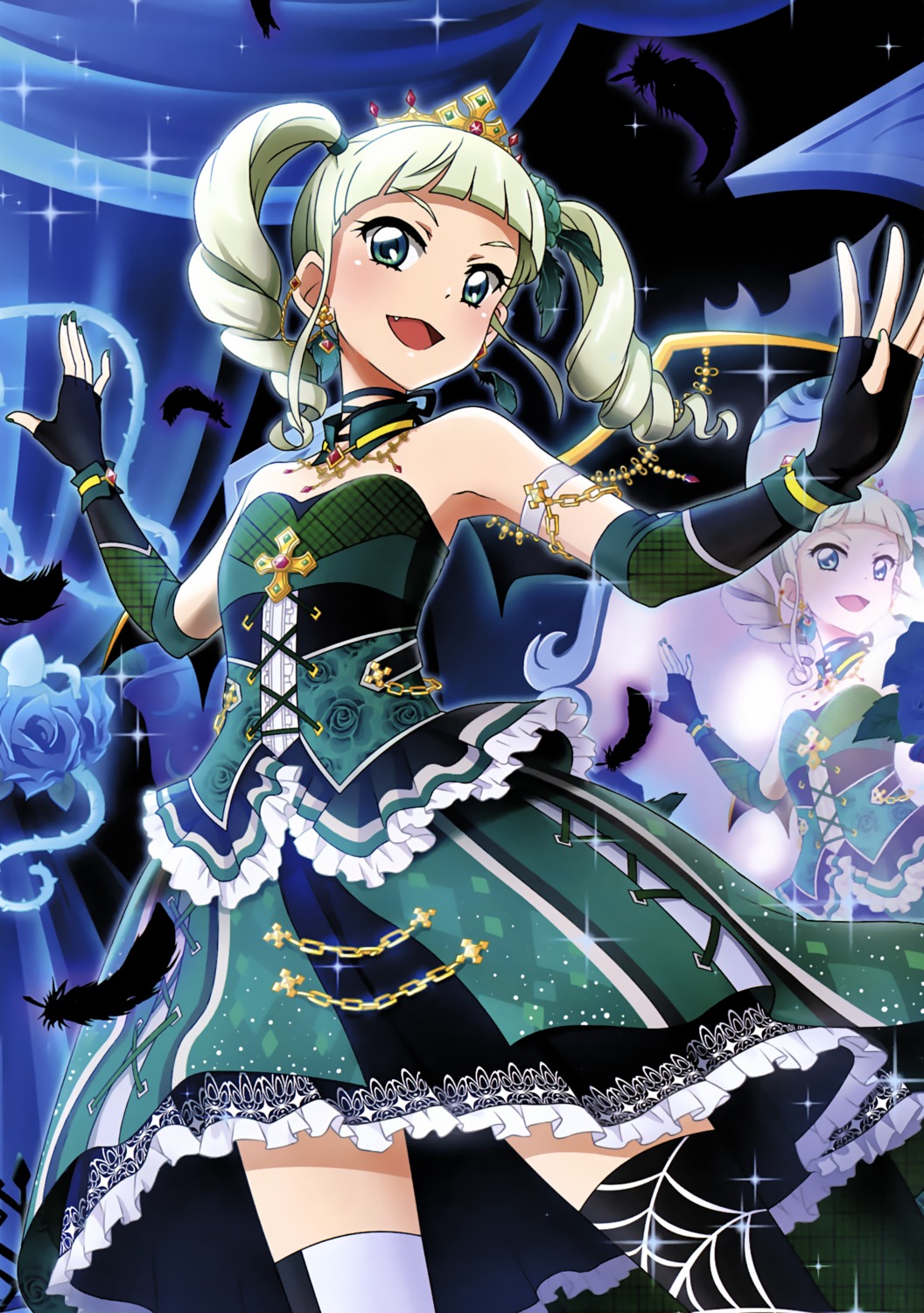 aikatsu! dress tagme thighhighs toudou_yurika