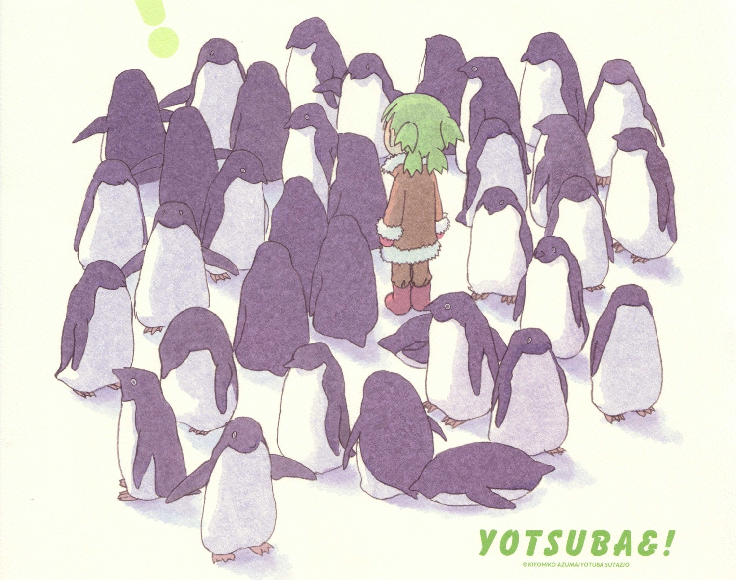 koiwai_yotsuba paper_texture penguin yotsubato!