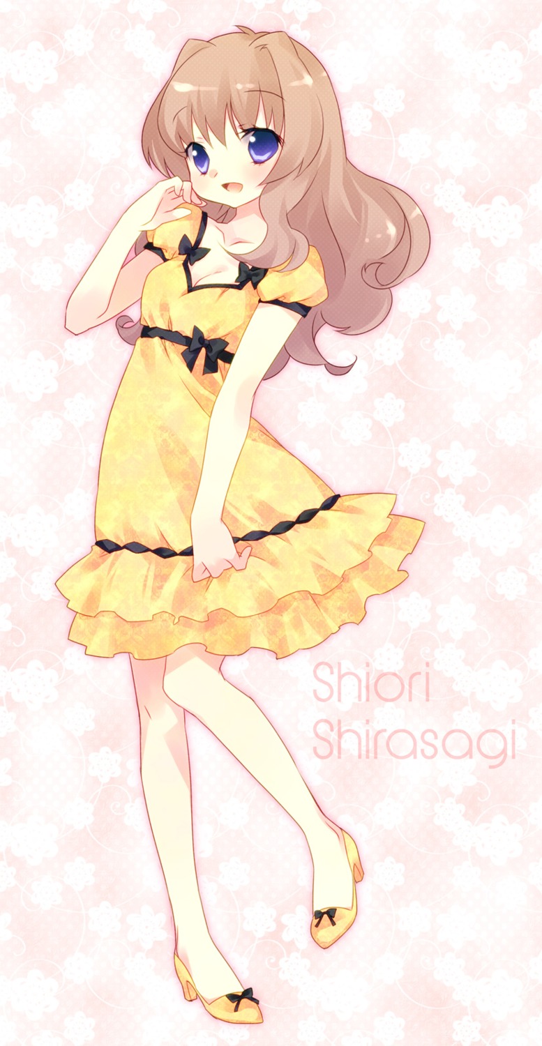 dress ech flyable_heart kimi_no_nagori_wa_shizuka_ni_yurete shirasagi_shiori