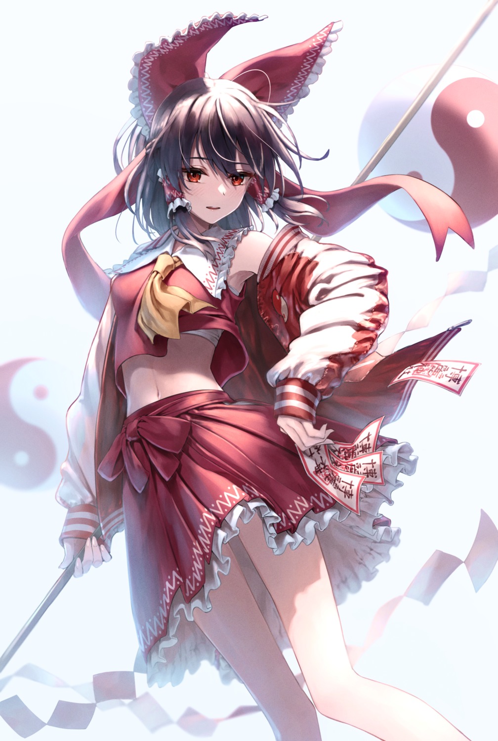 greenkohgen hakurei_reimu miko touhou