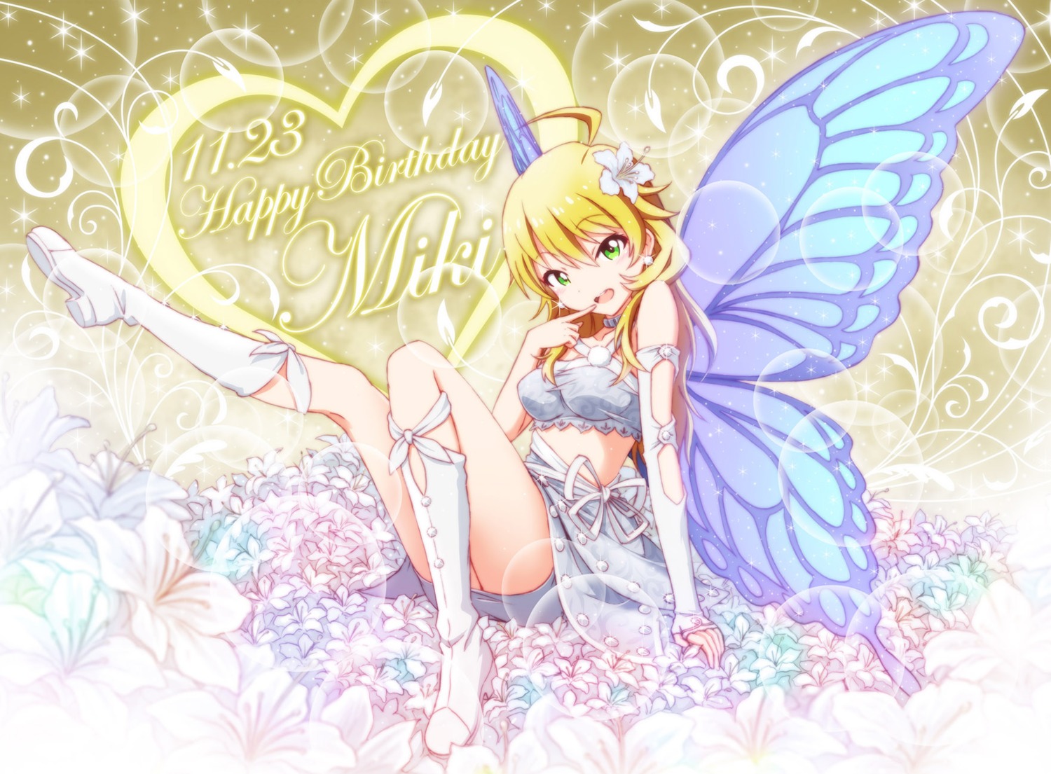 heels hoshii_miki outsider_0 the_idolm@ster wings