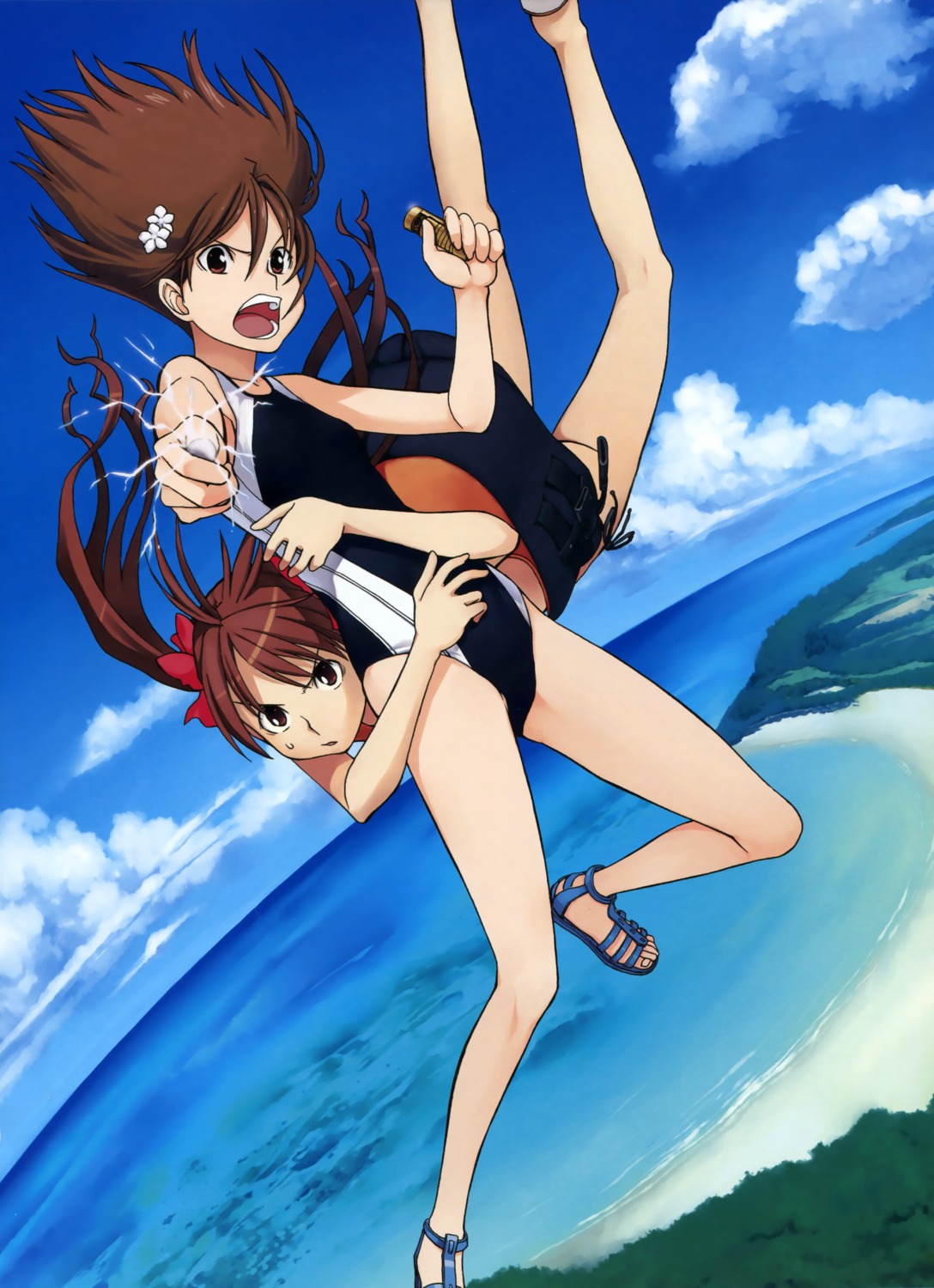 fuyukawa_motoi misaka_mikoto shirai_kuroko swimsuits to_aru_kagaku_no_railgun to_aru_majutsu_no_index