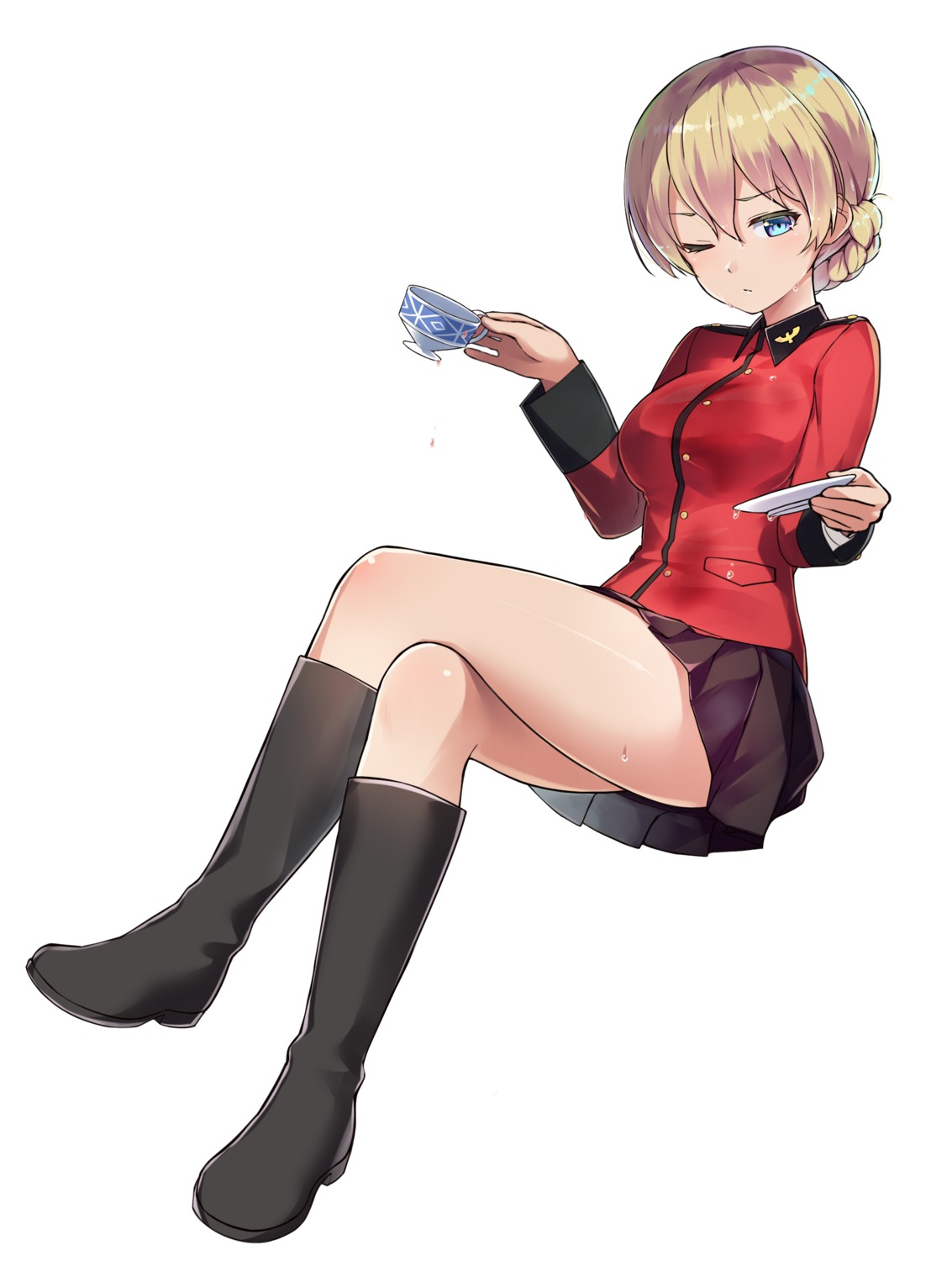 darjeeling girls_und_panzer gninnzinn uniform