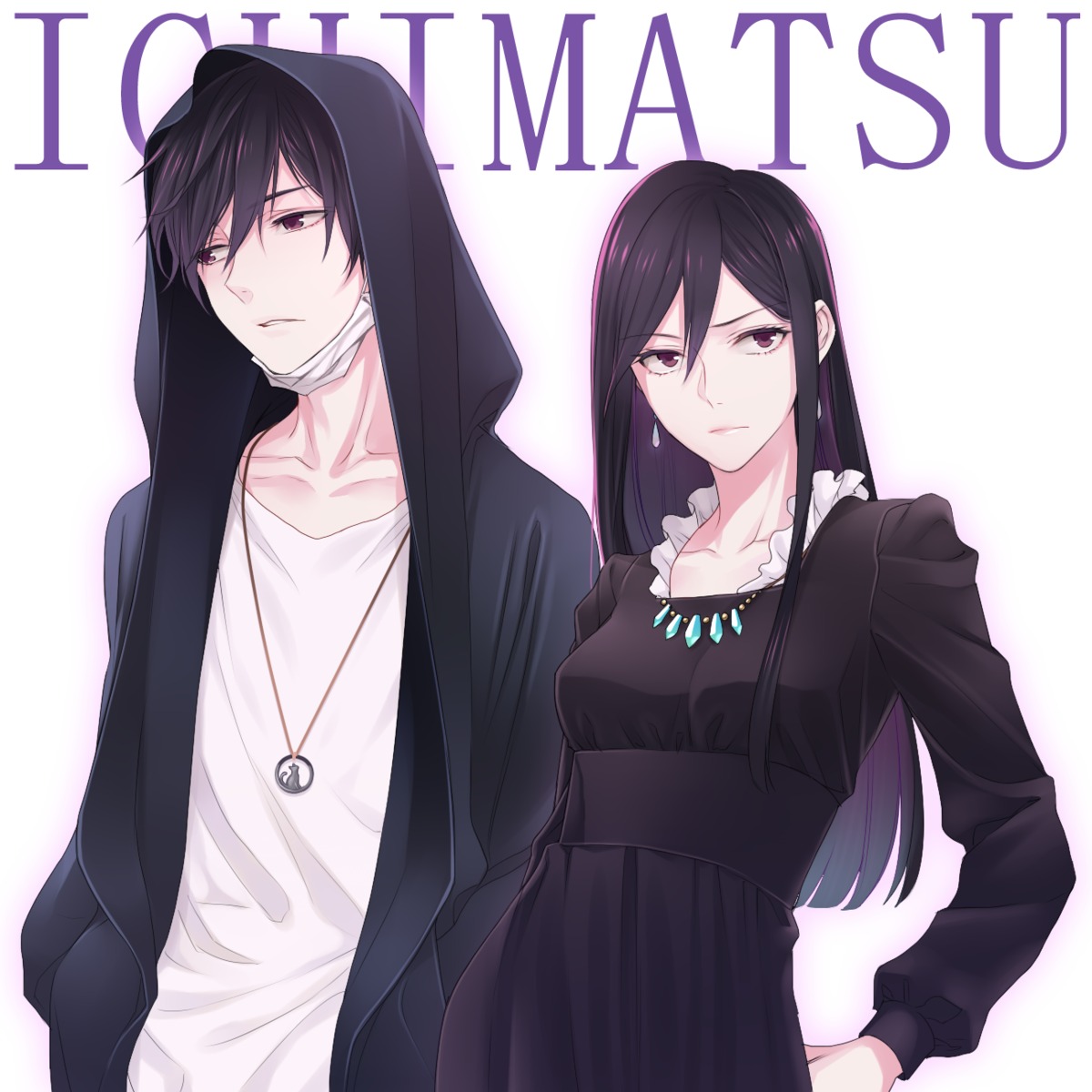 dress genderswap ichiko_(osomatsu-san) matsuno_ichimatsu osomatsu-san ougi_yomi