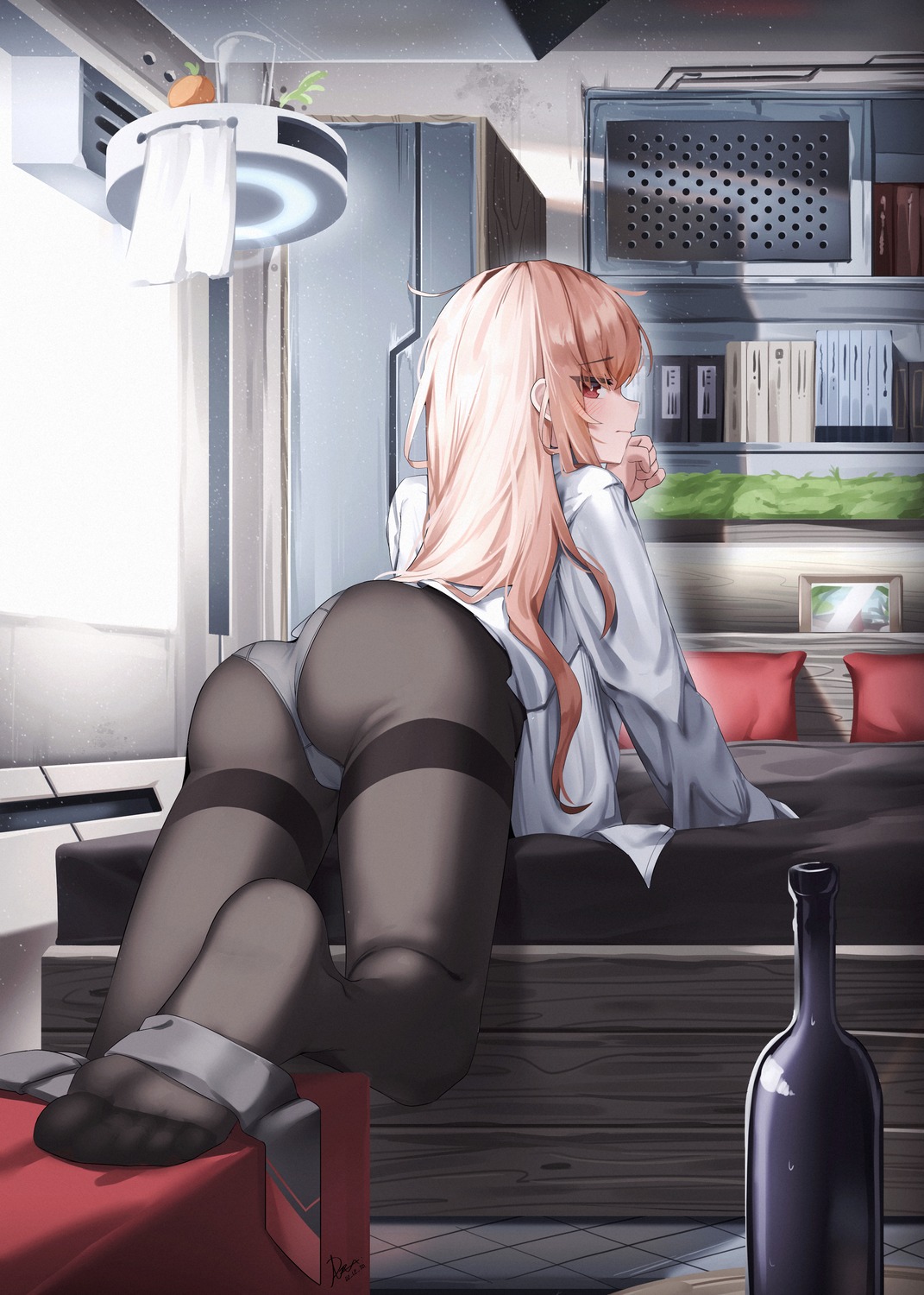 ass delete_(xxag4475) feet girls_frontline pantsu pantyhose type_80_(girls_frontline)