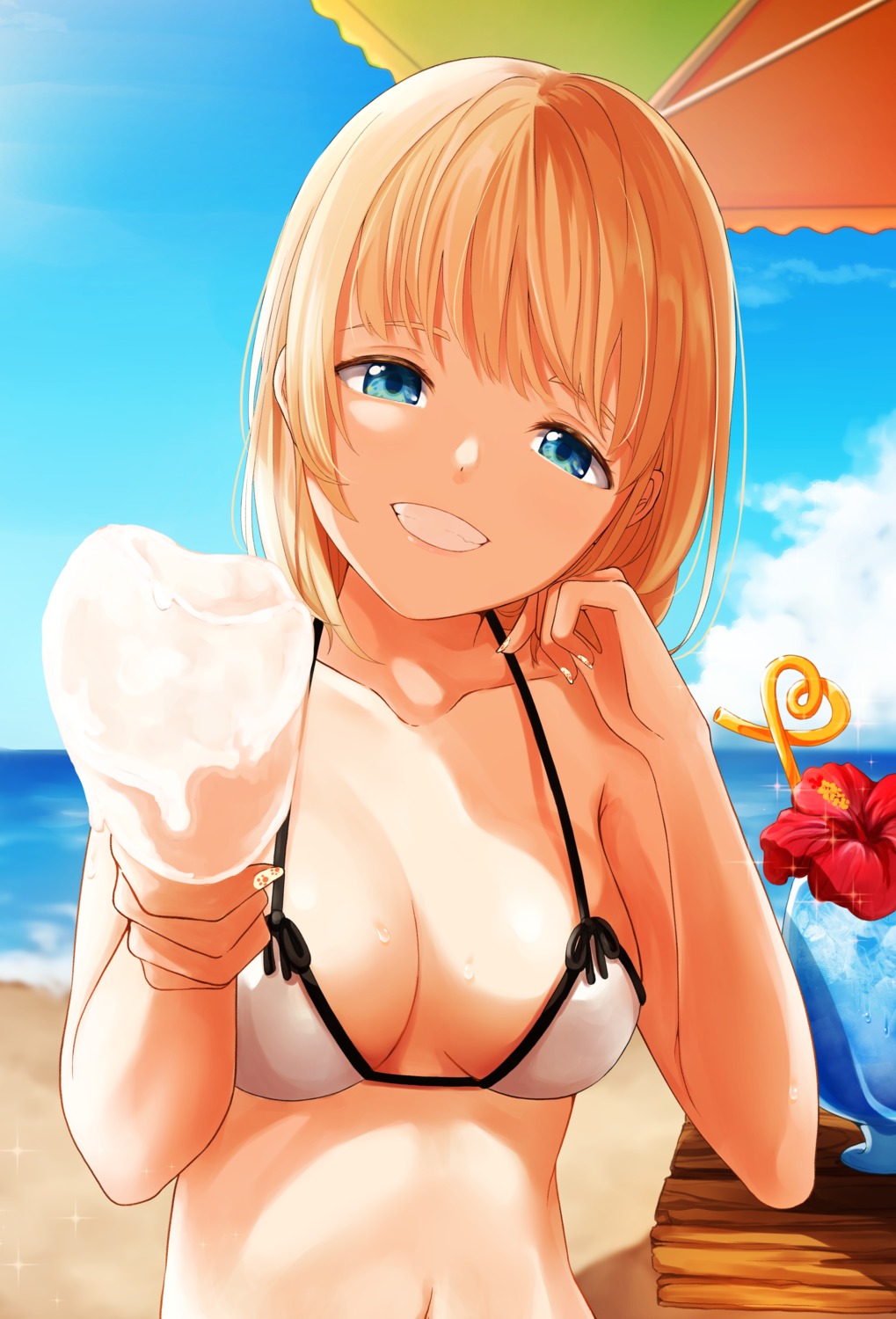 bikini_top swimsuits tsunamayo_(flying_cat)