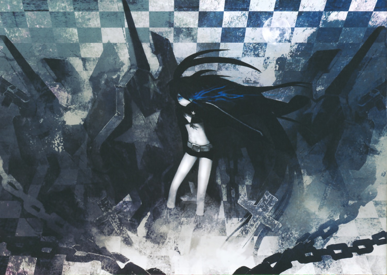 black_rock_shooter black_rock_shooter_(character) huke vocaloid