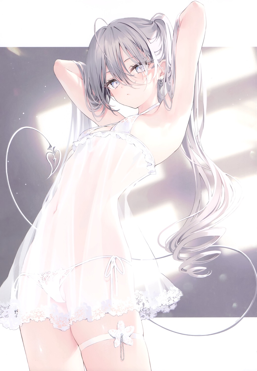 carneades garter lingerie pantsu rurudo rurudot see_through string_panties sugar_(rurudo) tail