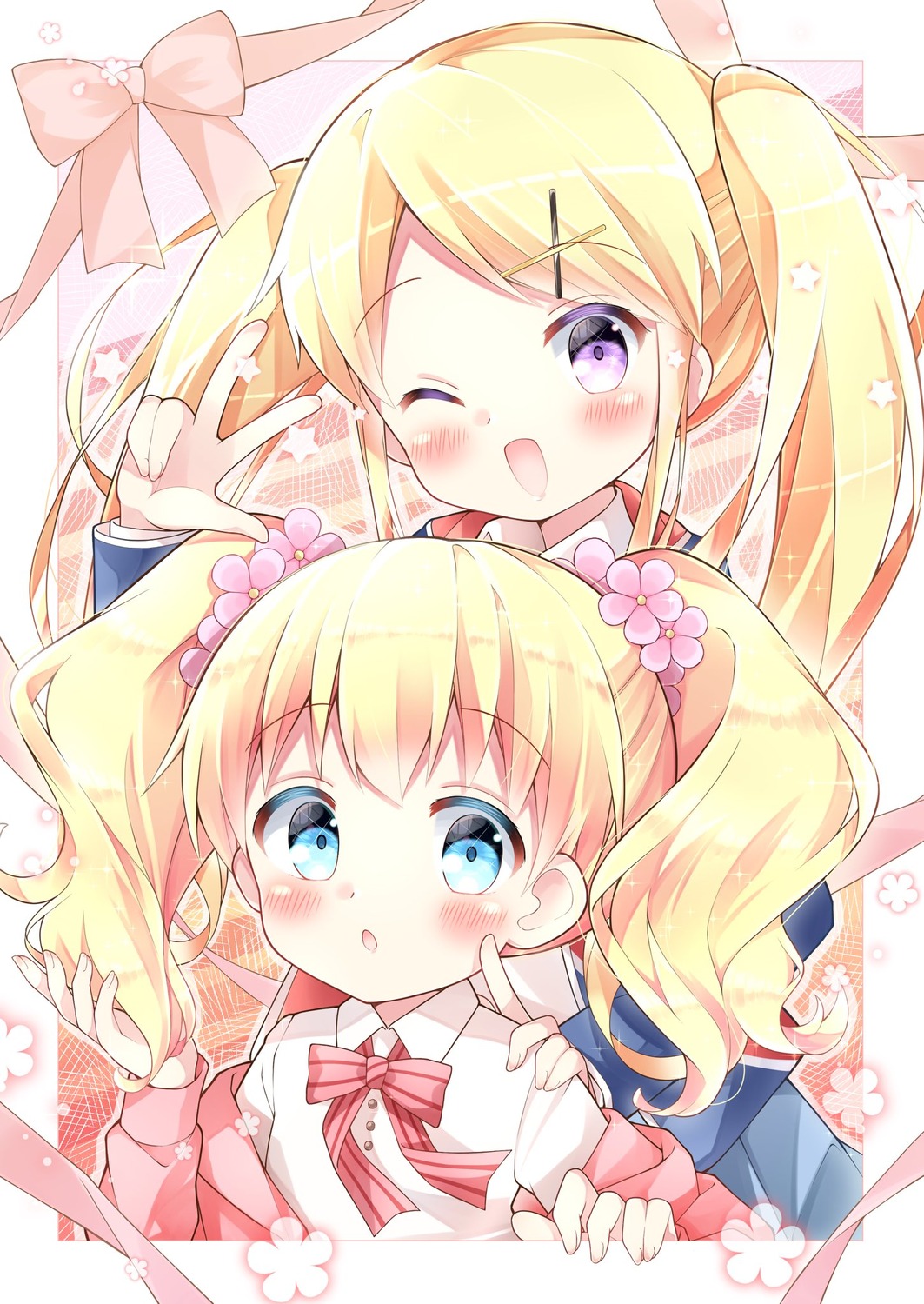 alice_cartelet kin'iro_mosaic kujou_karen melon_kohashi seifuku