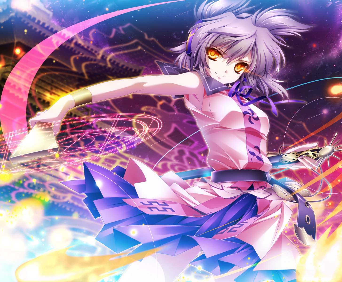 dress monety sword touhou toyosatomimi_no_miko