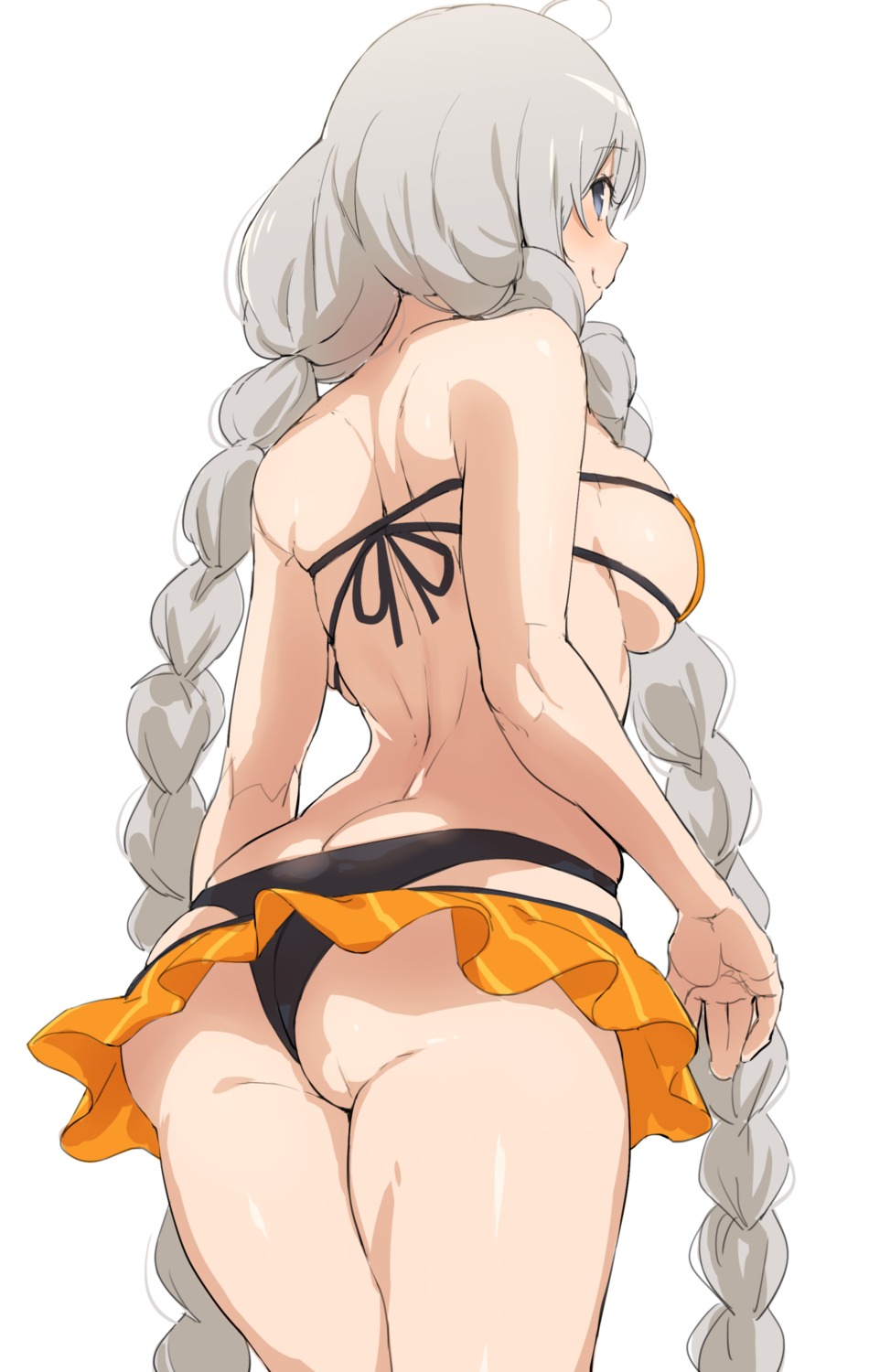 ass bikini kizuna_akari nekoshoko swimsuits thong vocaloid voiceroid