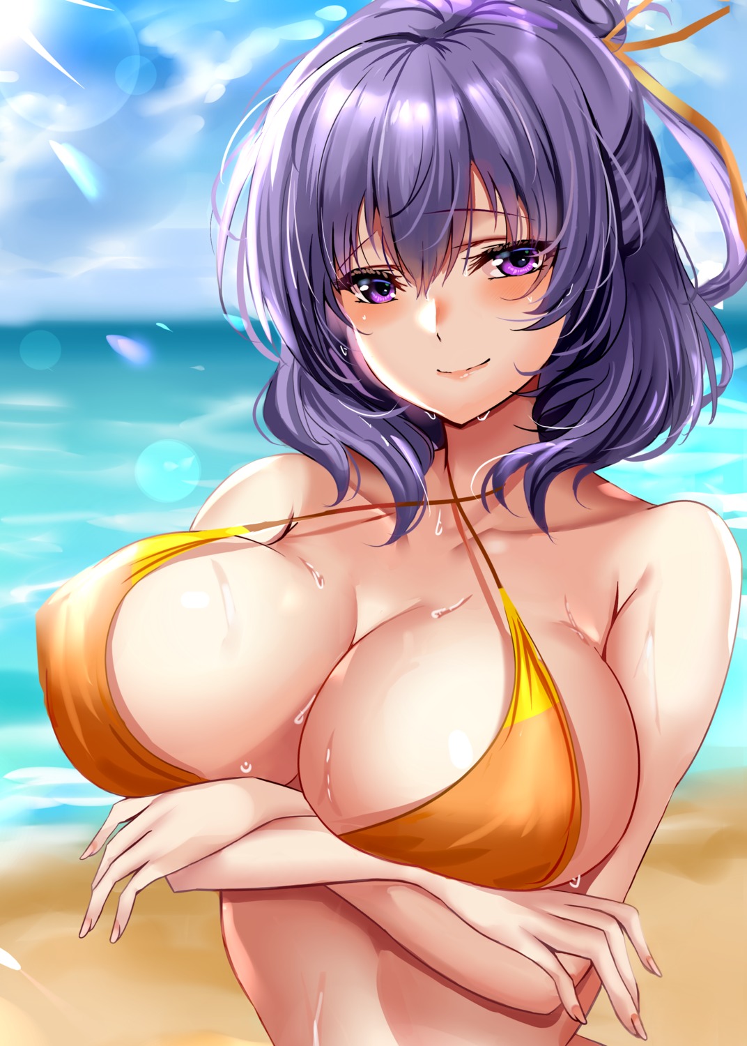 bikini_top breast_hold kuro_(tbm9187) swimsuits