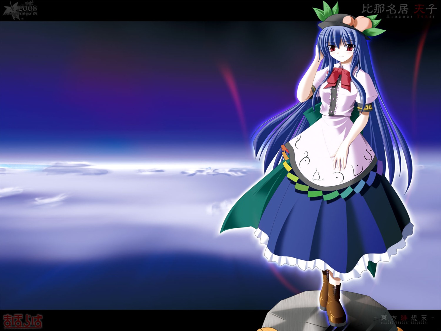 hinanawi_tenshi side_b touhou wallpaper