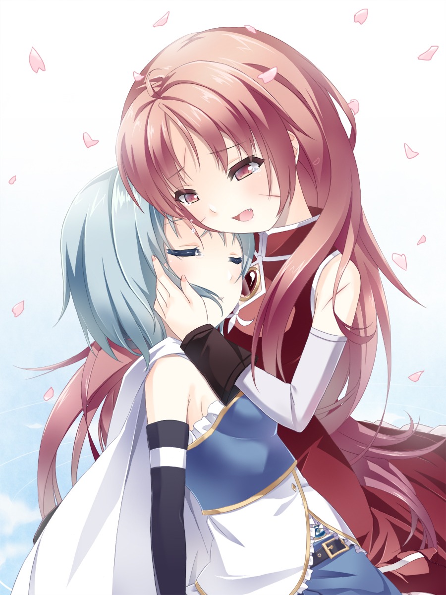 keito_(kazamatuli) miki_sayaka puella_magi_madoka_magica sakura_kyouko yuri