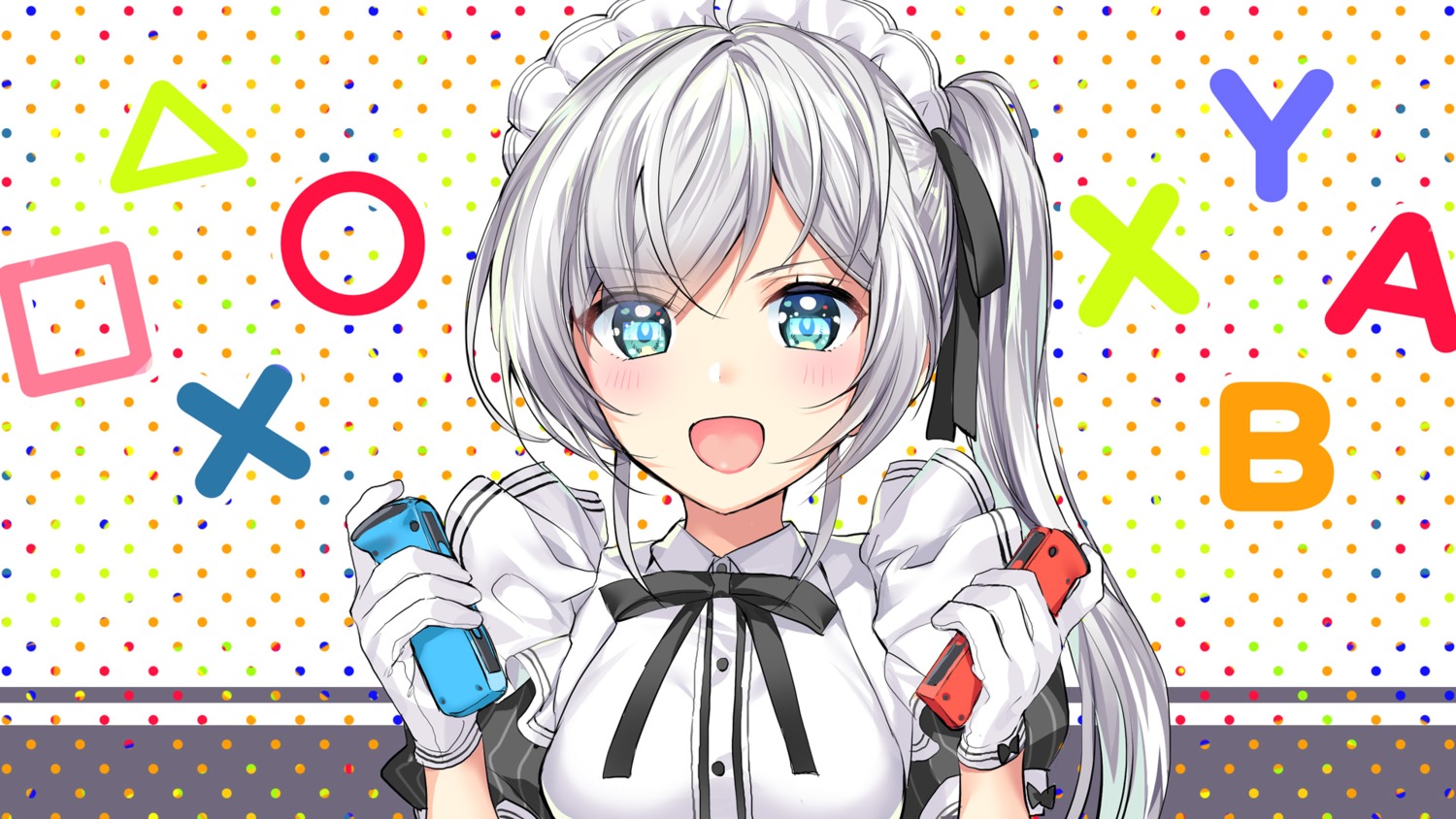 chokyosyojo kagamino_mochiko maid wallpaper