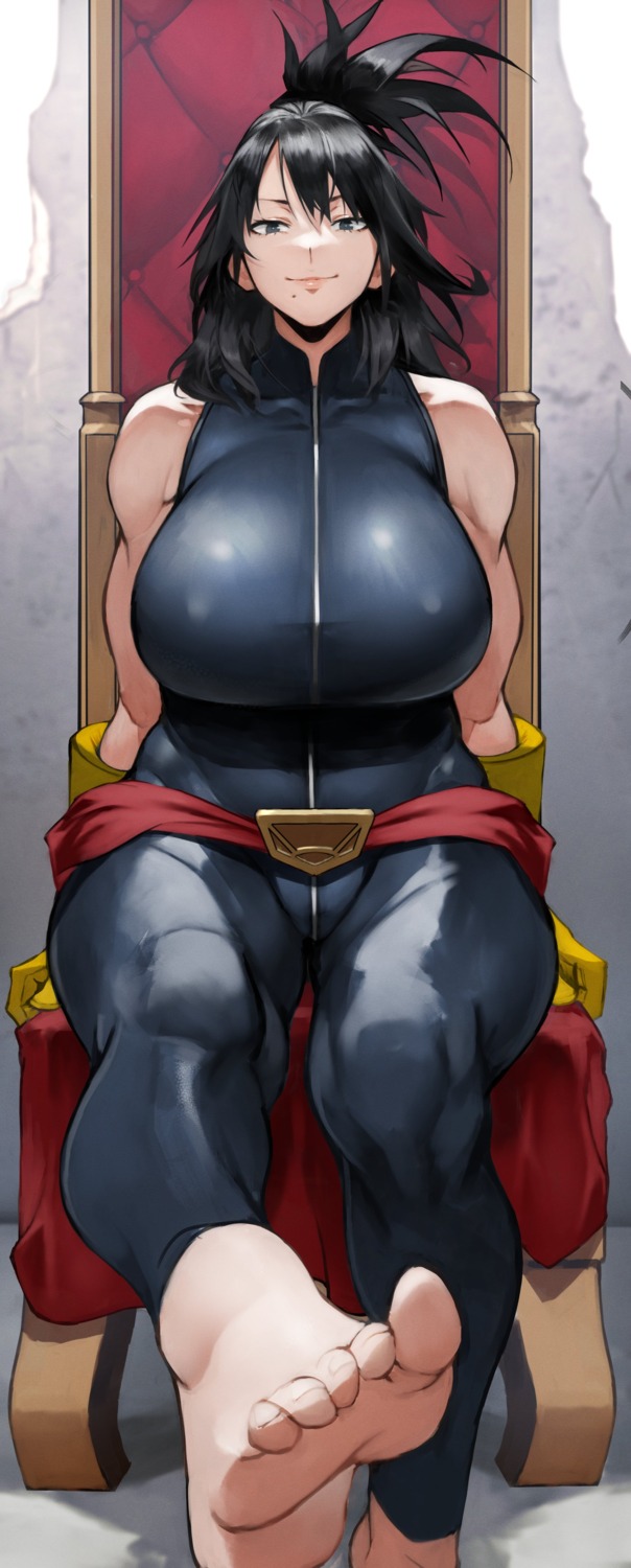 bodysuit boku_no_hero_academia feet shimura_nana yoshio_(55level)