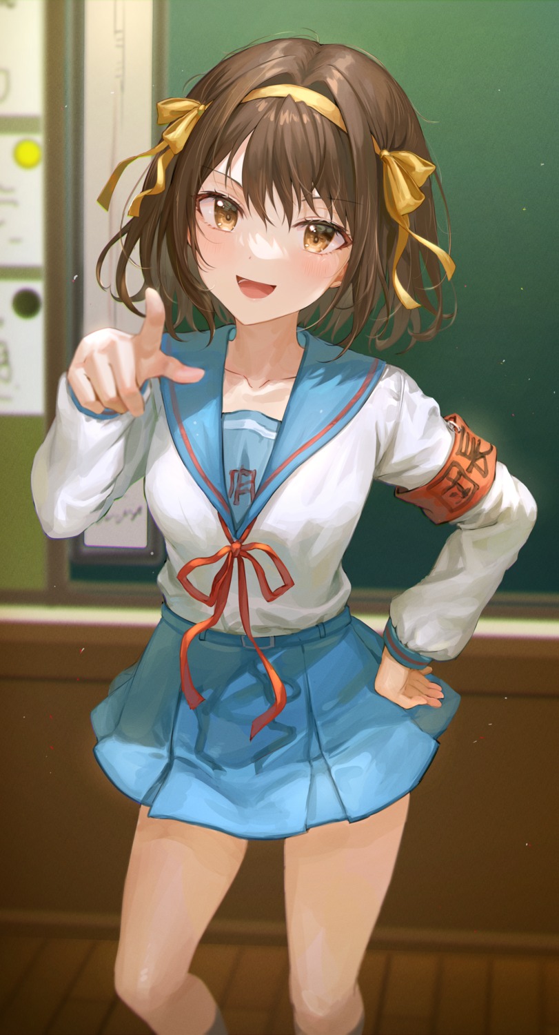 seifuku suzumiya_haruhi suzumiya_haruhi_no_yuuutsu tokkyu