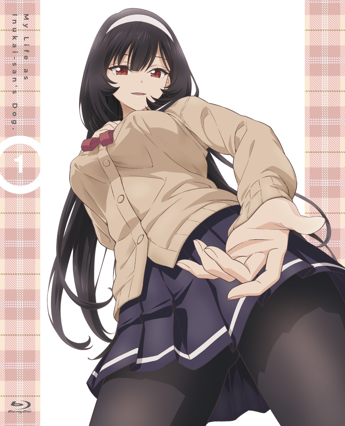 disc_cover inu_ni_nattara_suki_na_hito_ni_hirowareta. inukai_karen pantyhose seifuku sweater