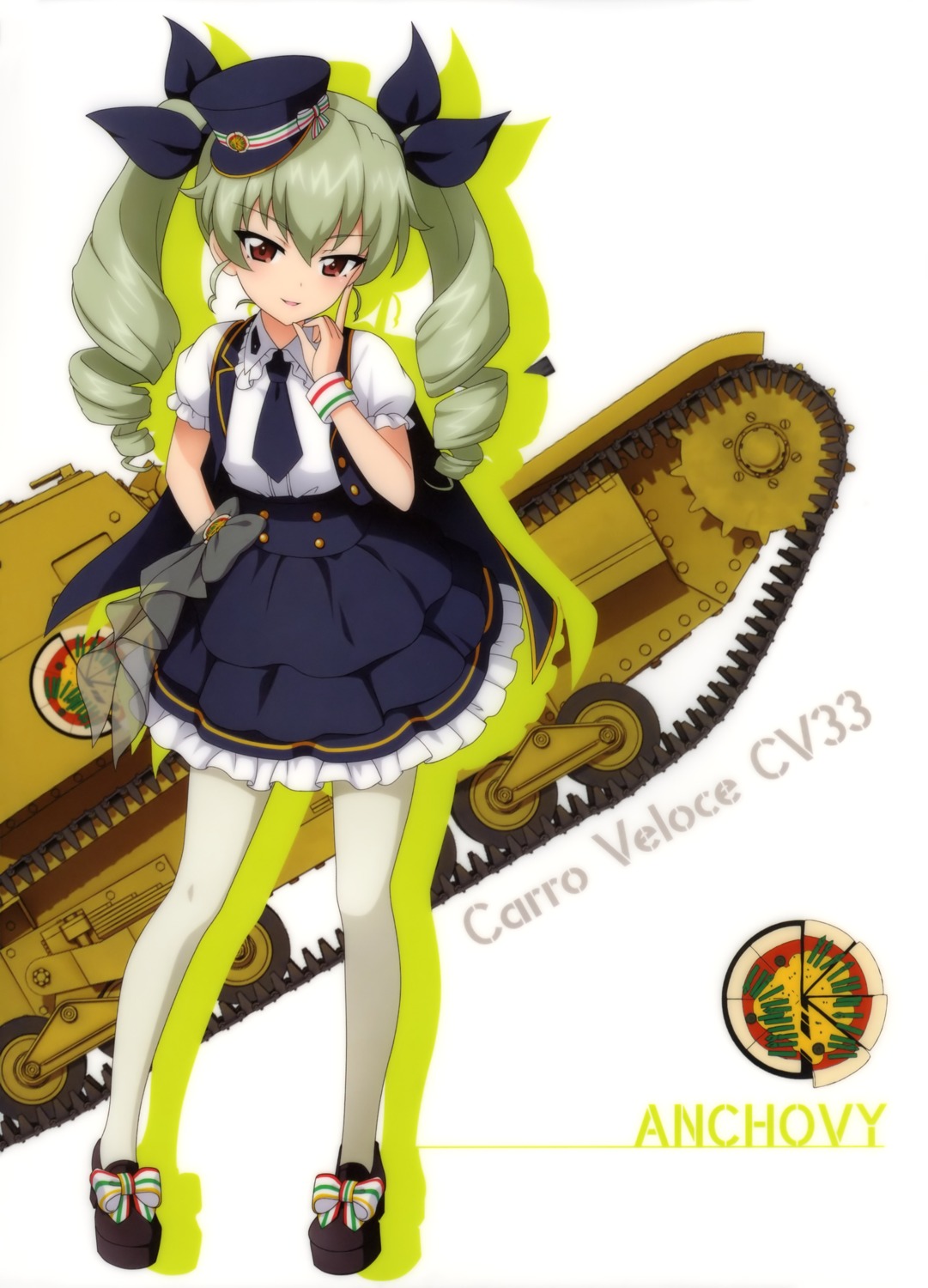 anchovy girls_und_panzer pantyhose