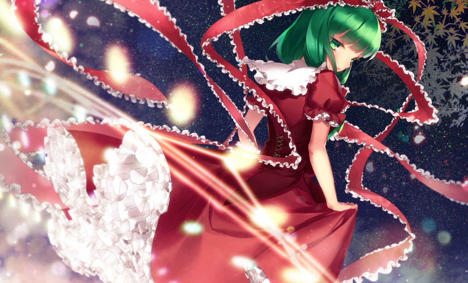 dress kagiyama_hina shiyun touhou wallpaper