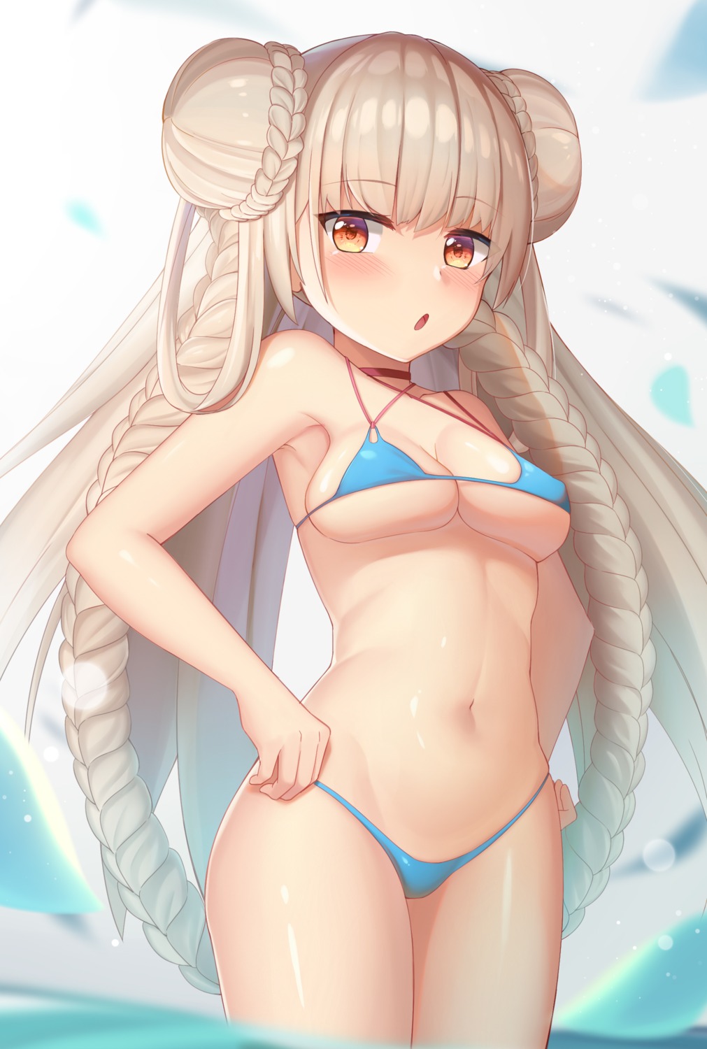 azur_lane bikini erect_nipples formidable_(azur_lane) milk_box_(leoleo963852741) swimsuits wet