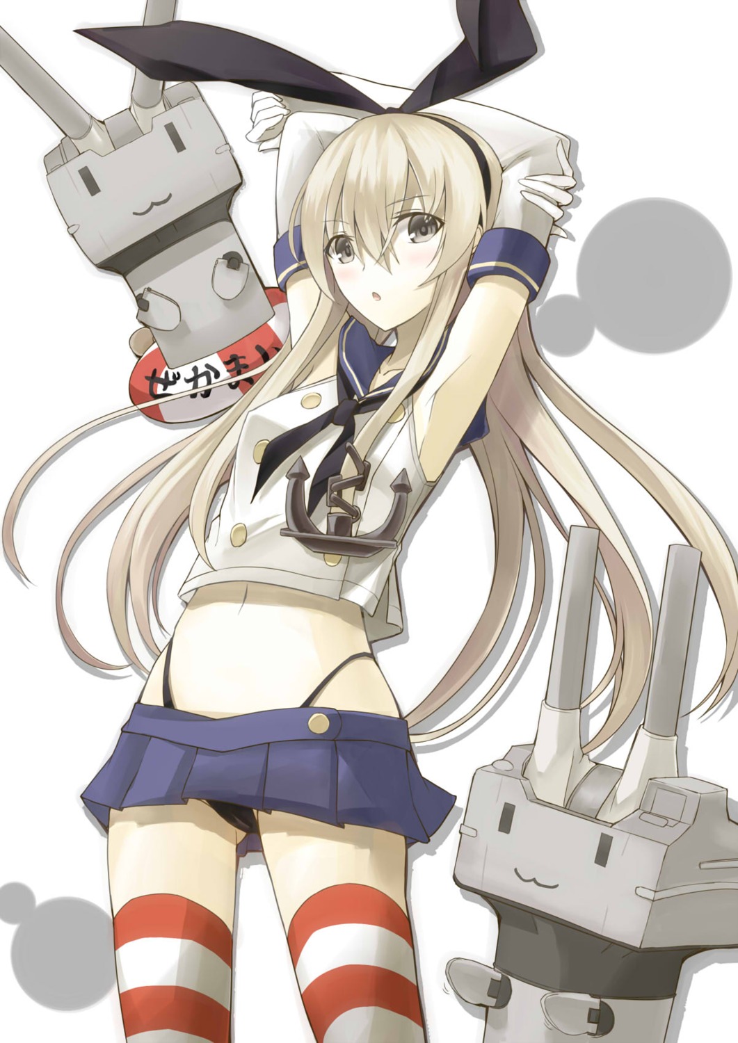 cameltoe kantai_collection kauto pantsu shimakaze_(kancolle) thighhighs