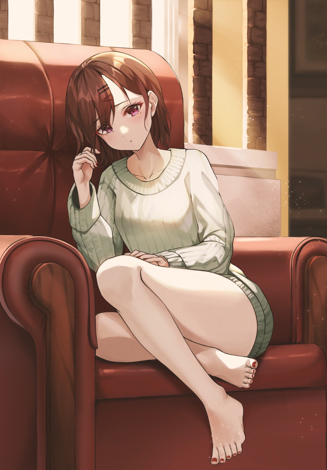 higuchi_madoka junkt729 sweater the_idolm@ster the_idolm@ster_shiny_colors