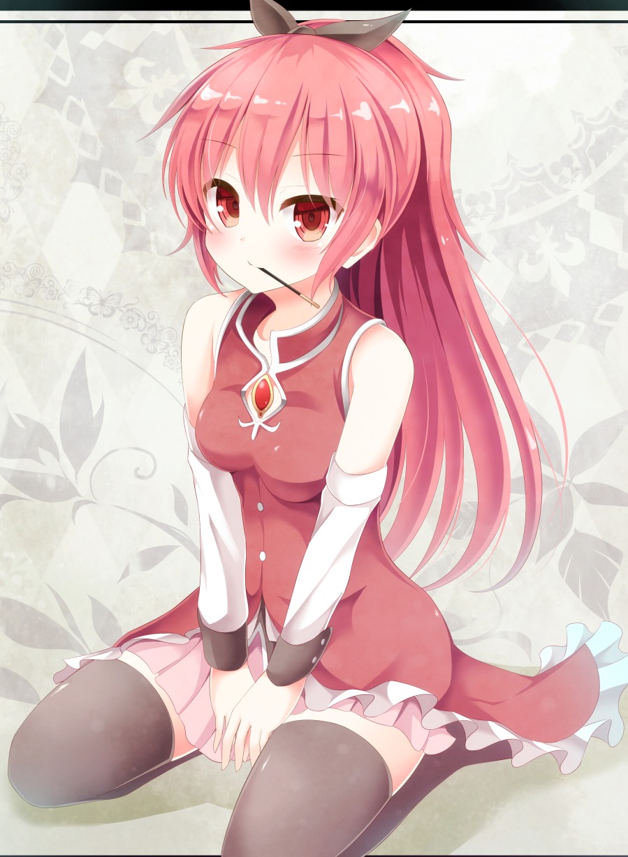 aibumi dress mahou_shoujo_madoka_magica sakura_kyouko thighhighs