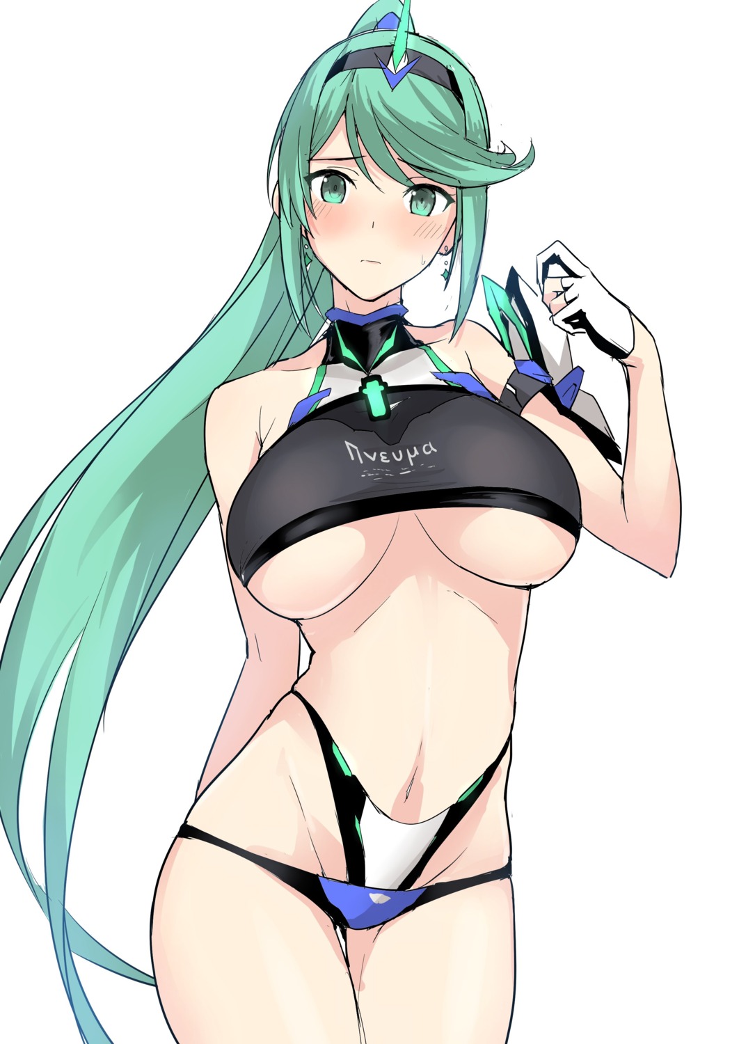 halcon pneuma_(xenoblade_2) swimsuits underboob xenoblade_(series) xenoblade_2