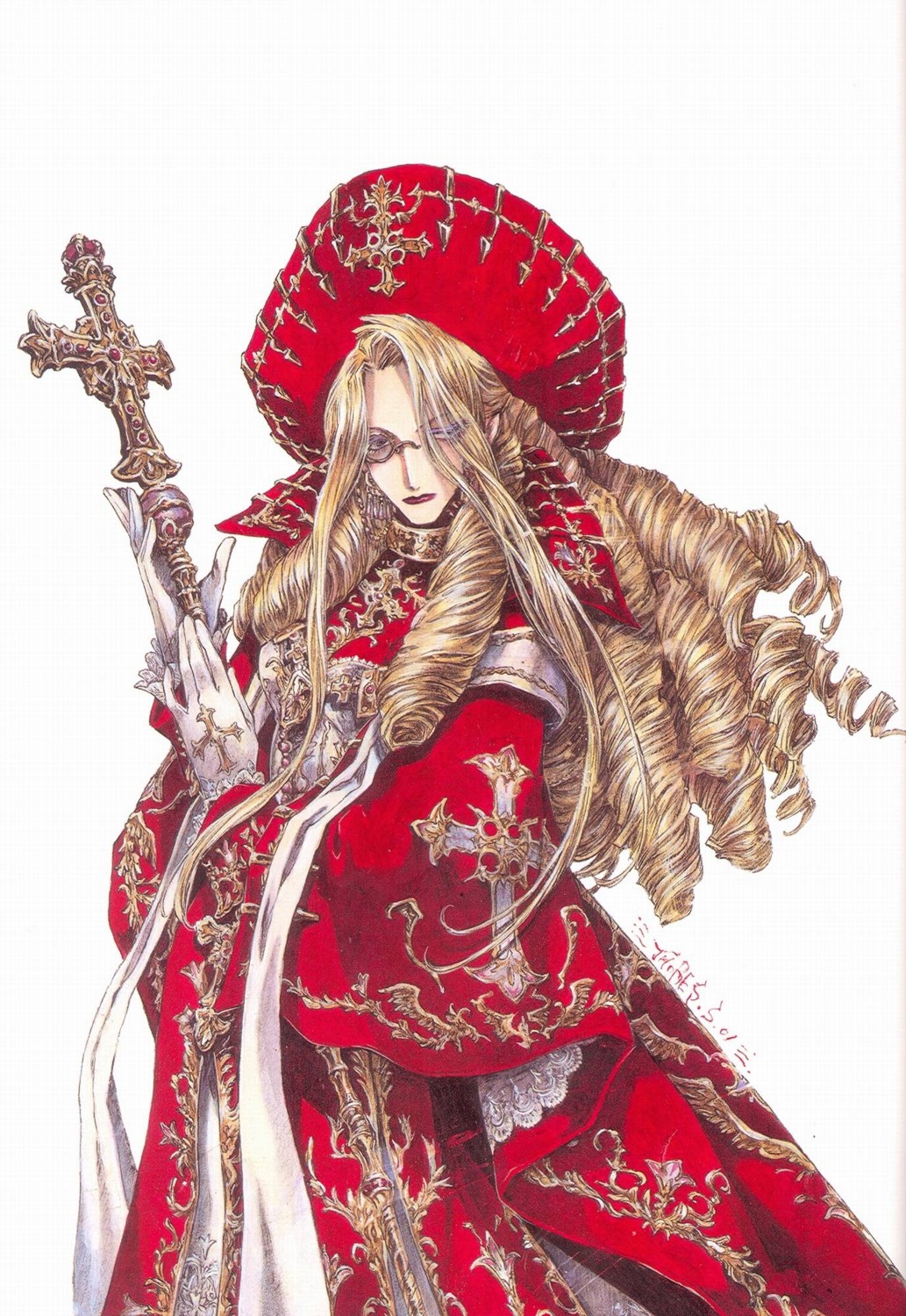 caterina_sforza dress megane thores_shibamoto trinity_blood