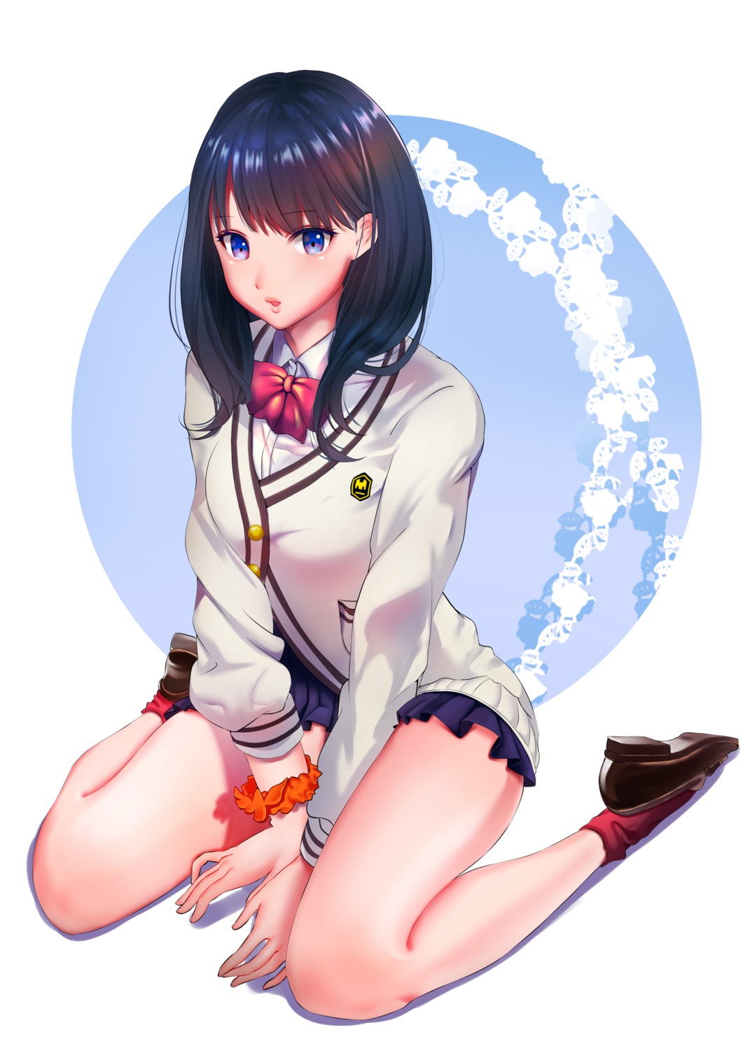 inushima seifuku ssss.gridman sweater takarada_rikka