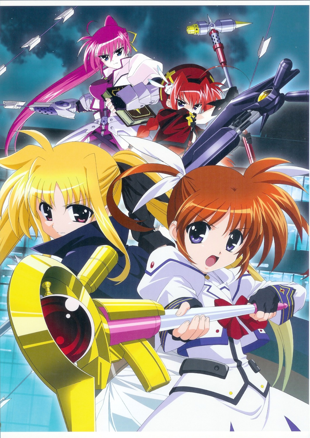 fate_testarossa mahou_shoujo_lyrical_nanoha mahou_shoujo_lyrical_nanoha_a's okuda_yasuhiro screening signum takamachi_nanoha vita