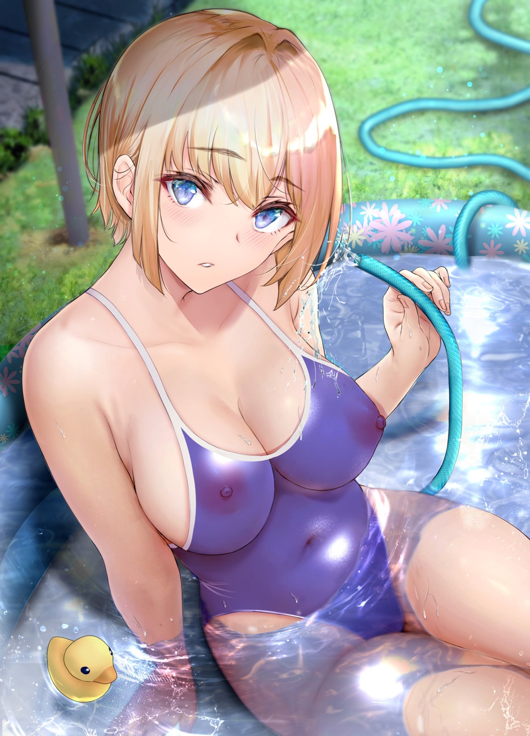 bathing gentsuki nipples see_through swimsuits wet